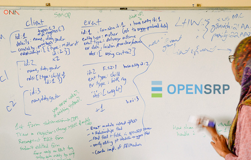 OpenSRP whiteboard notes