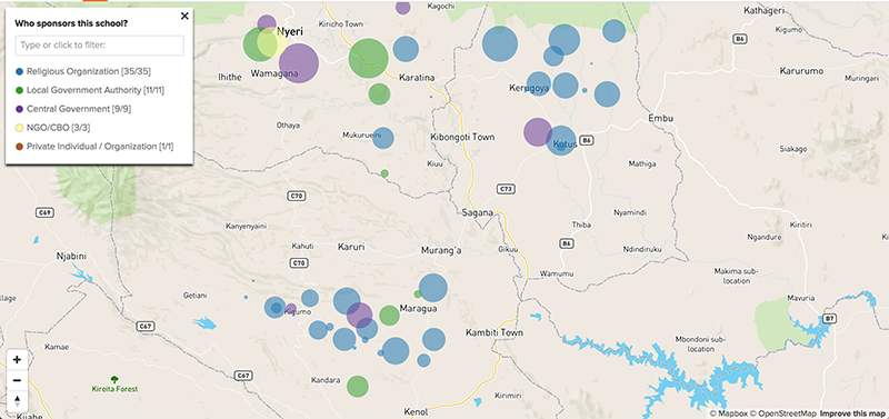 Interactive maps